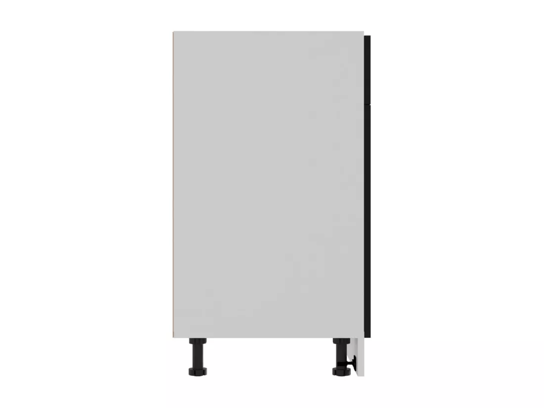 Armoire de plancher à tiroir Noir 80x46x81,5 cm Bois ingénierie