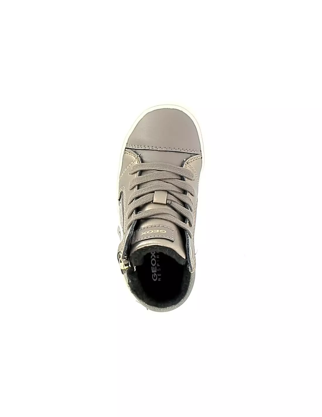GEOX GISLI - Baskets Smokegreygold