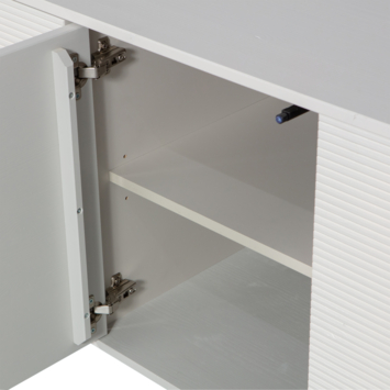 WOOOD dressoir Della grenenhout wolkengrijs
