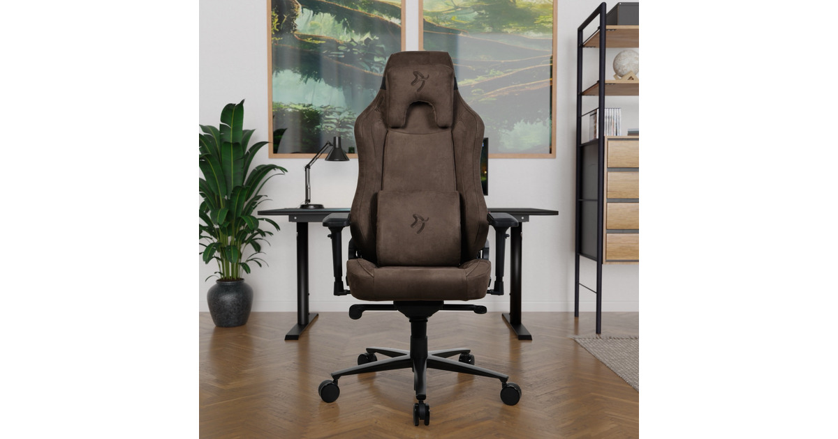 ArozziVernazza Supersoft Fabric - Brown gamestoel  (Bruin)