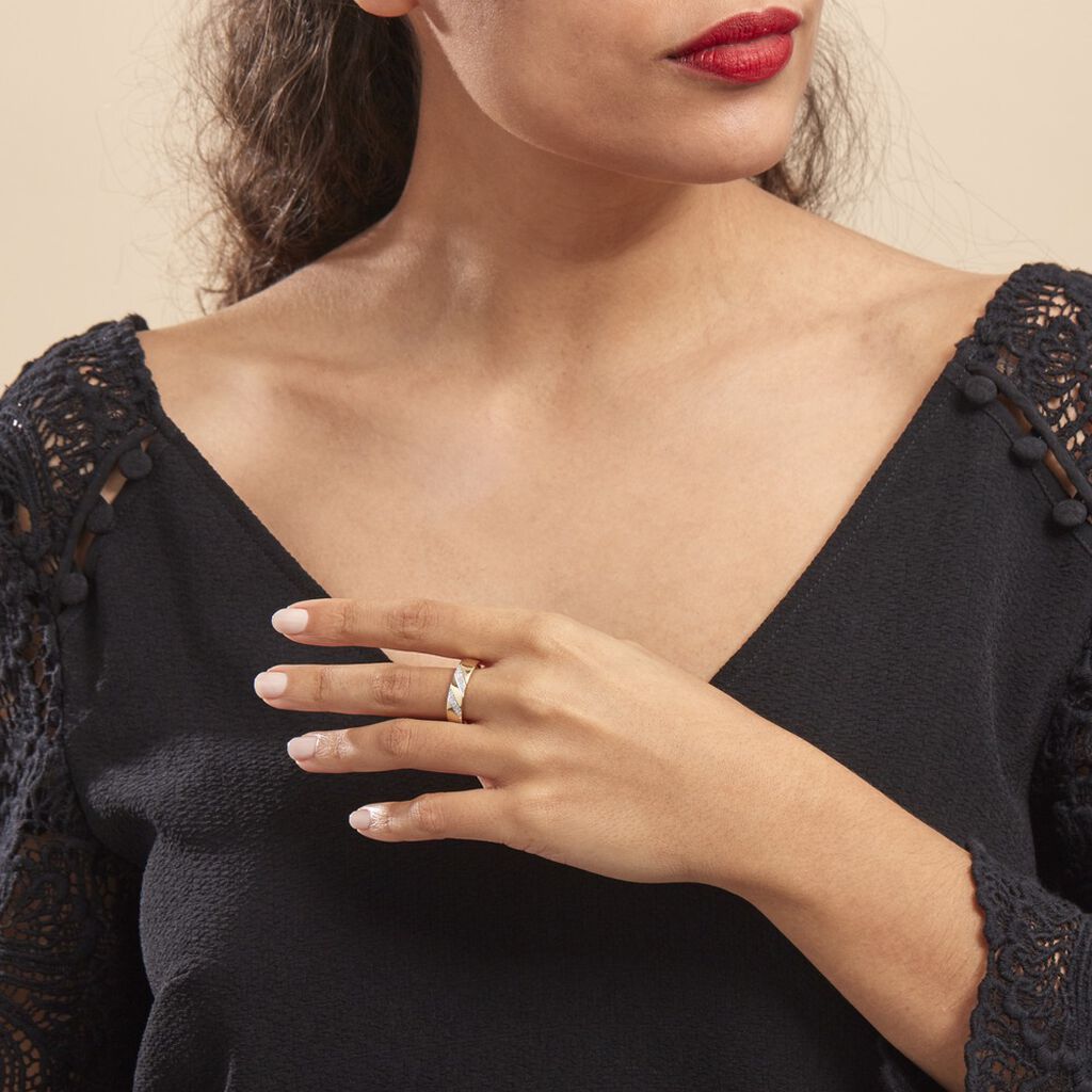 Bague Shalanda Or Jaune Diamant