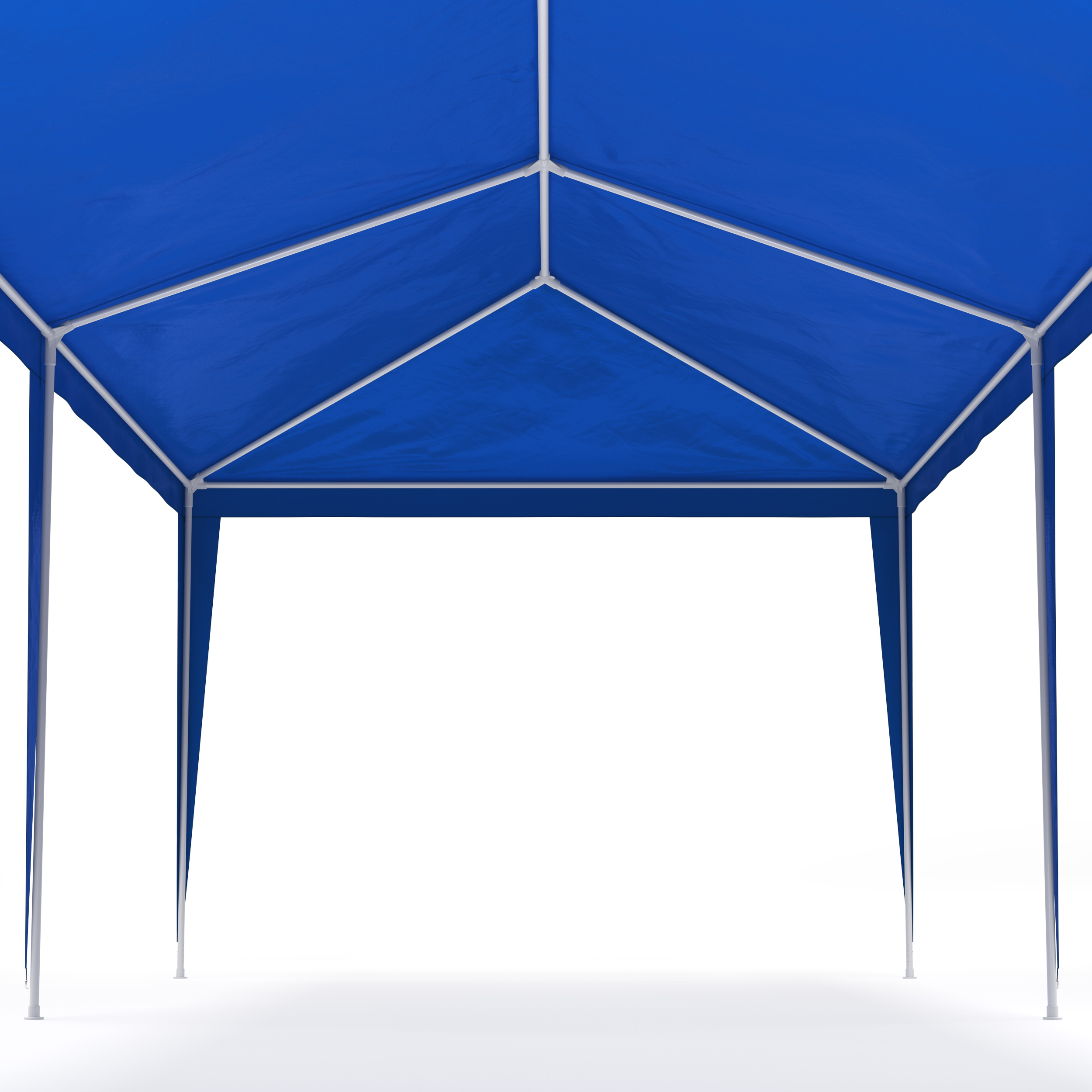 Partyzelt MARIS 9 x 3 m blau inkl. 8 Seitenwände