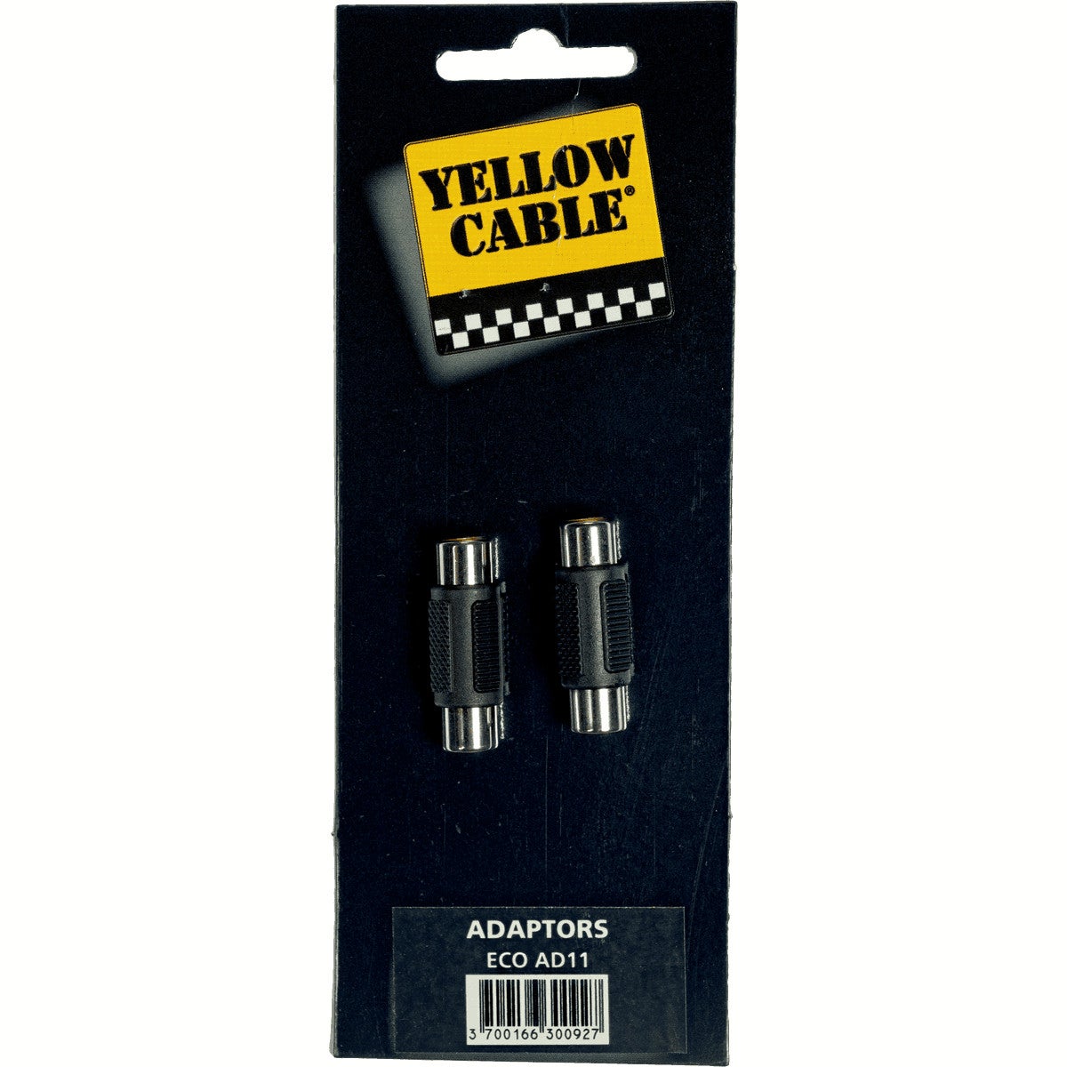 Yellow Cable AD11 RCA female - RCA female koppelstuk (2 stuks)