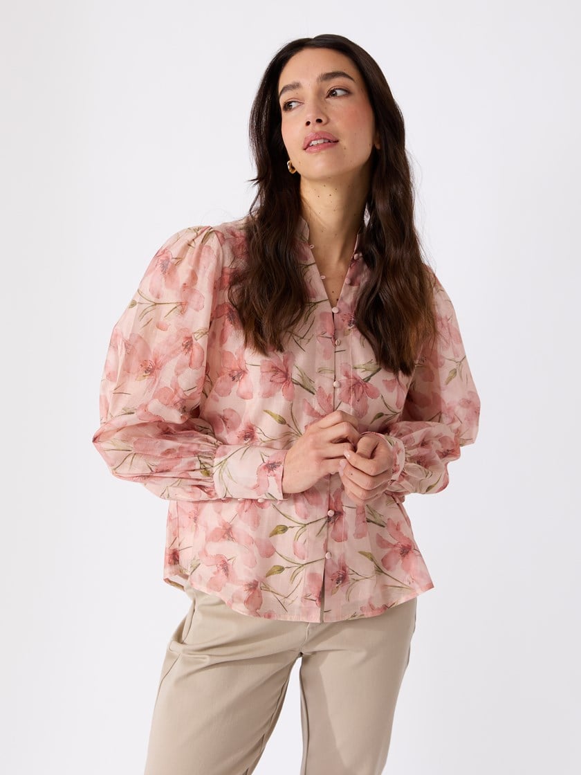 Elsa bluse Peach Whip