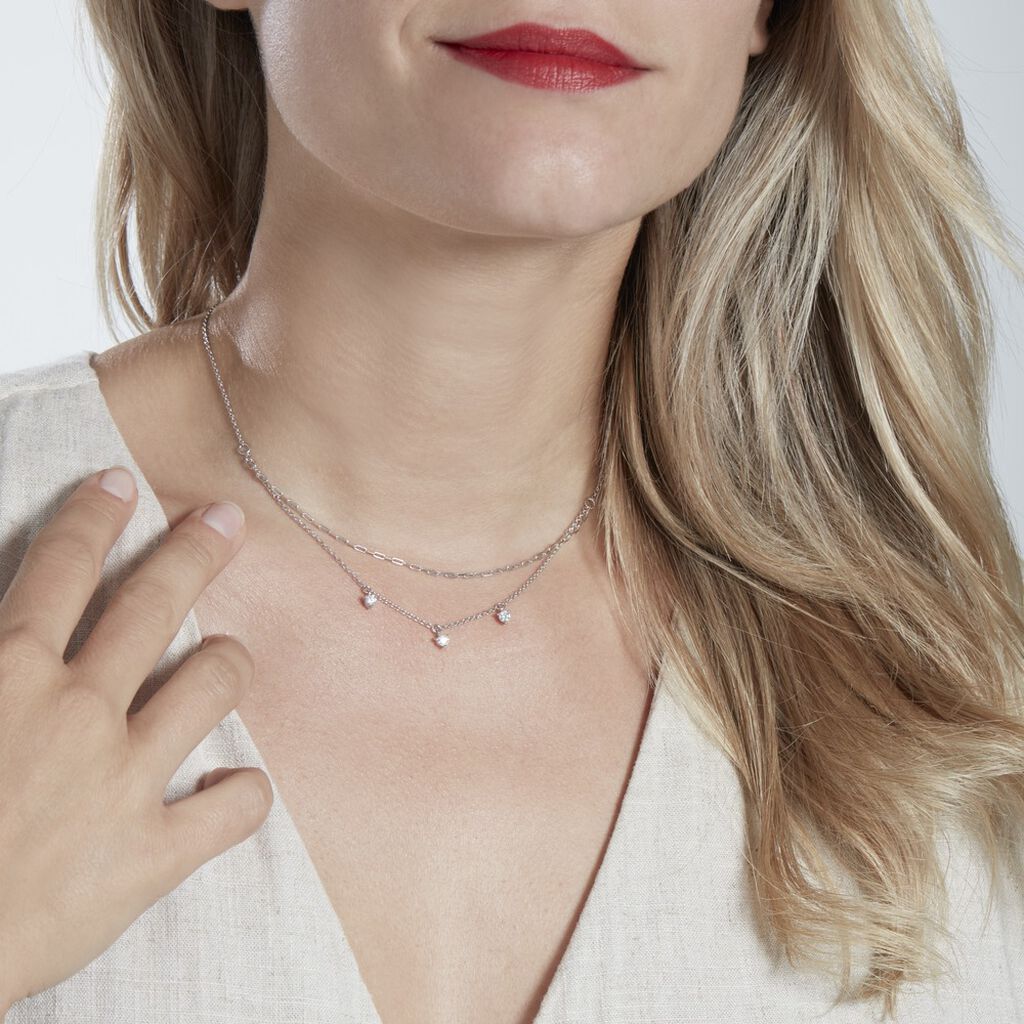 Collier Laetita Argent Oxyde