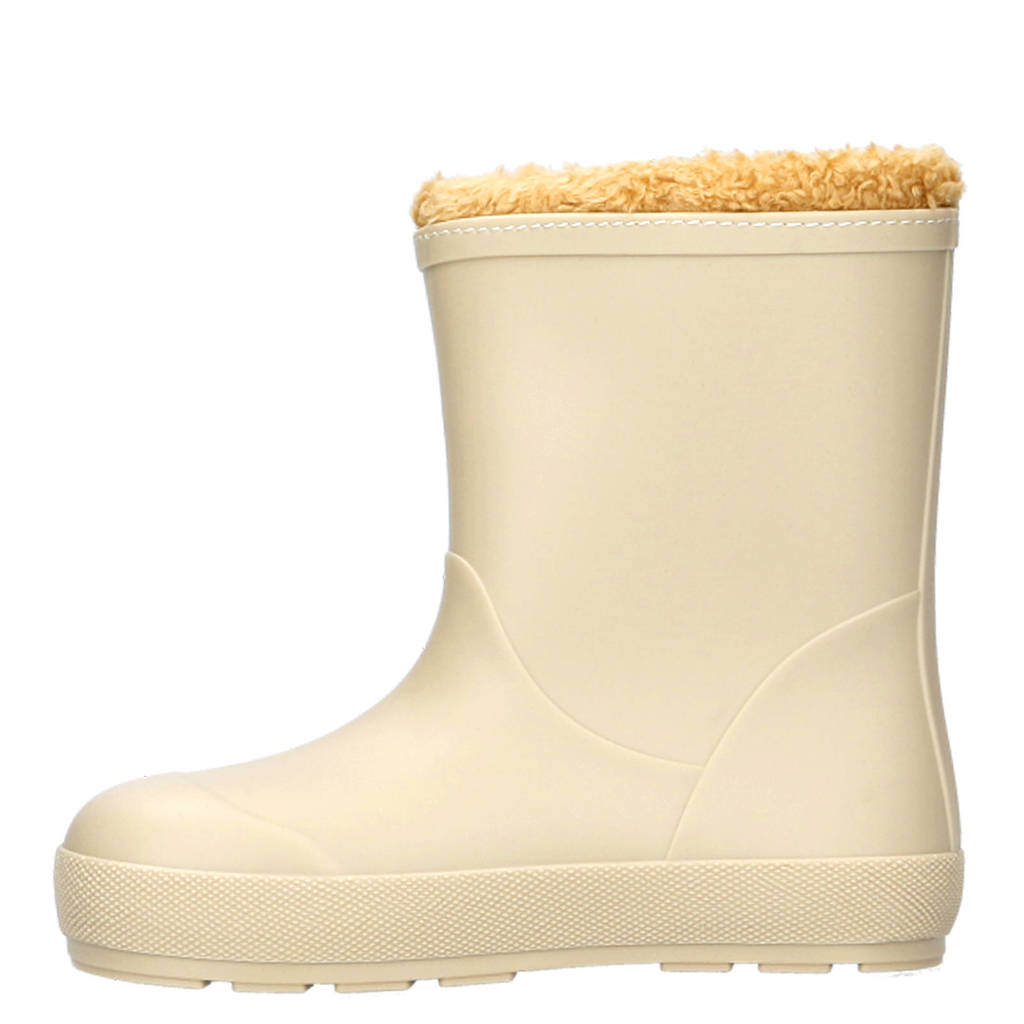 Igor gevoerde regenlaarzen beige