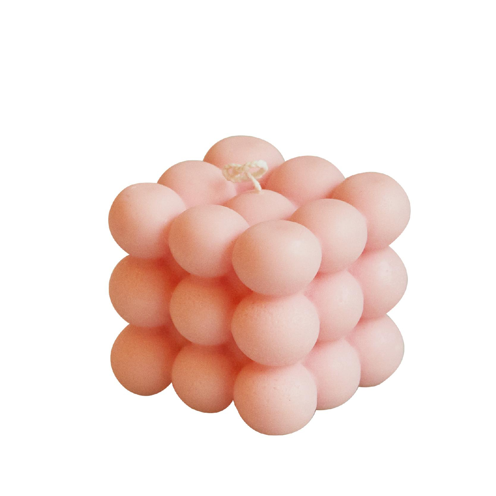 Bubble Duft Kerzen Aromatherapie Sojawachs Kerzen Würfel - Rosen (Rosa)