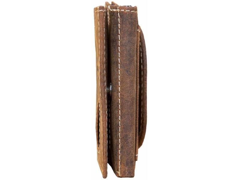 Alpenleder Portemonnaie Pocket Old Havanna Herren Geldbeutel