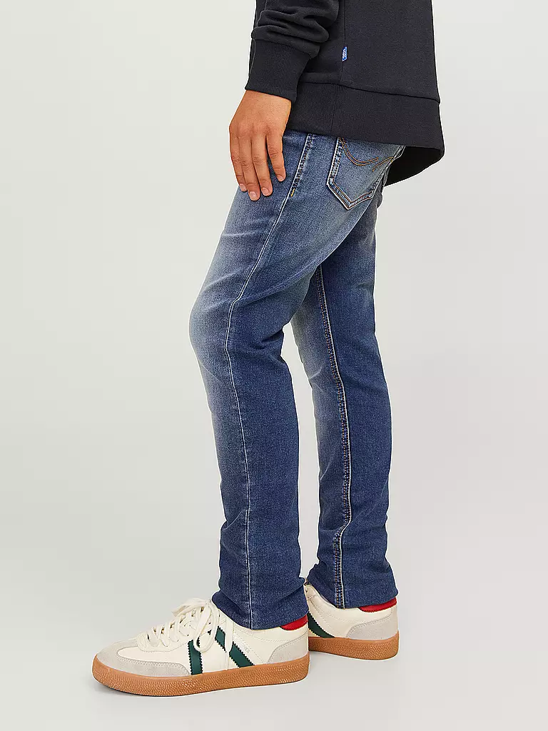 JACK & JONES Jungen Jeans Slim Fit JJIGLENN blau
