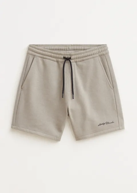 Brushed korte broek grijs (GRS.D)