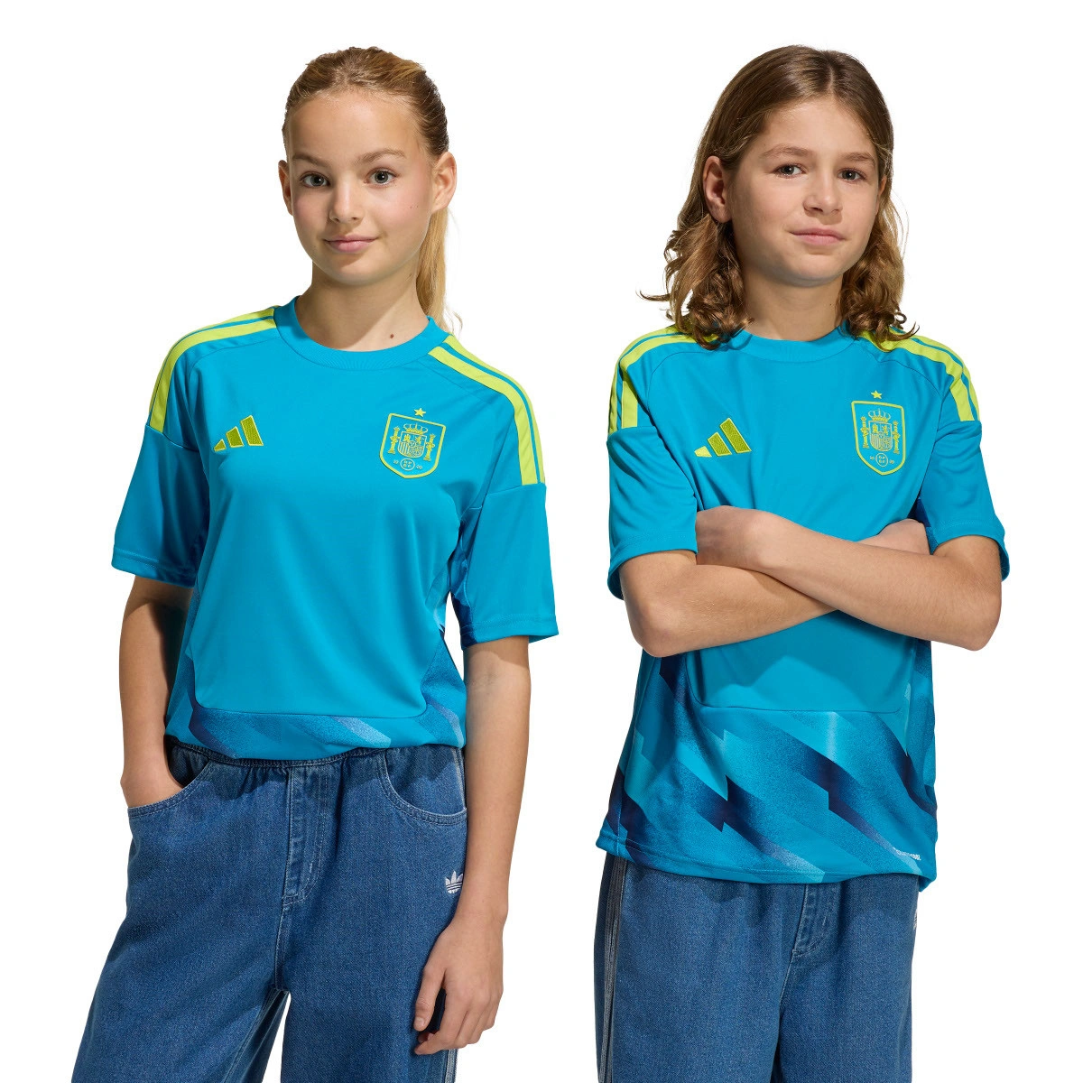 Camisola adidas Spain Fef Primeiro Equipamento Guarda-redes Mundial 2026 Criança