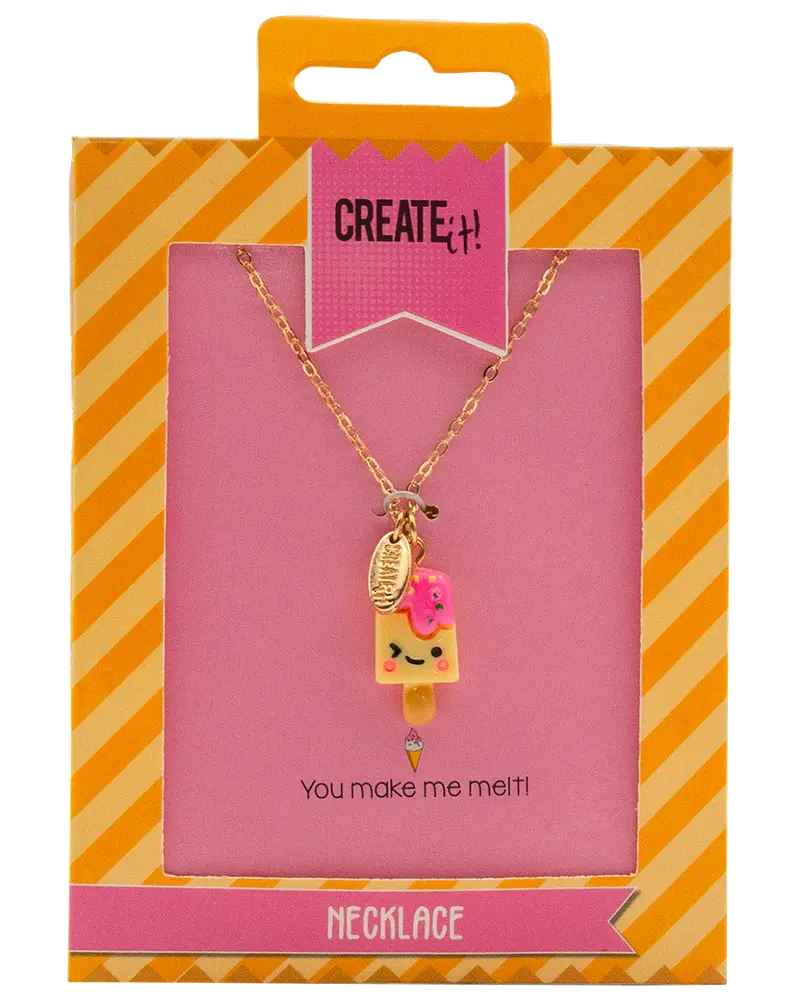 CREATEit Halskæde med charm - assorterede design