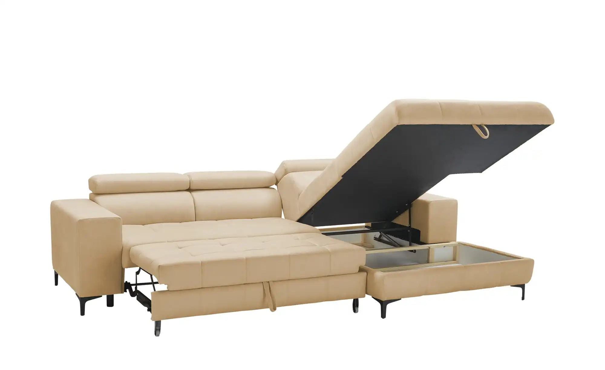 switch Ecksofa aus Mikrofaser Caro