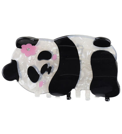 By St?r H?rklemme - Panda - 9x5 cm - Sort/Transparent