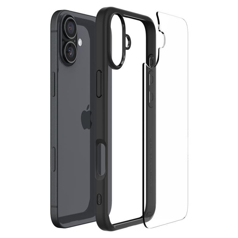 iPhone 16 Ultra Hybrid Case Hülle (ACS08201) - Schwarz