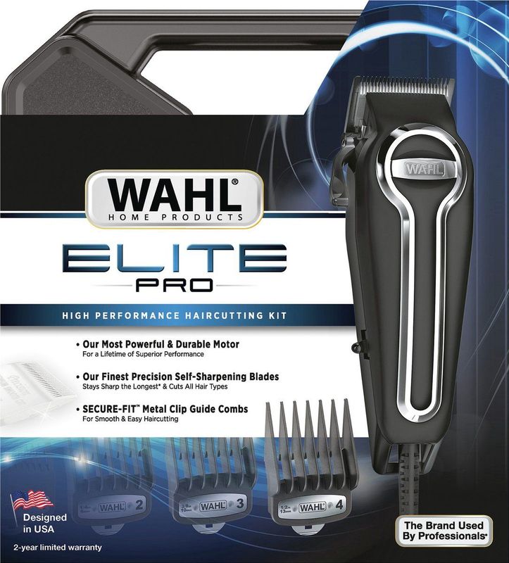 Wahl - Elite Pro - Tondeuse - Zwart - Roestvrij Staal