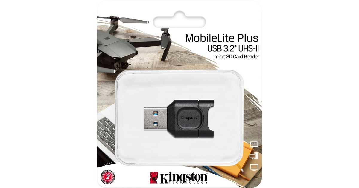 KingstonMobileLite Plus microSD reader kaartlezer  (Zwart)
