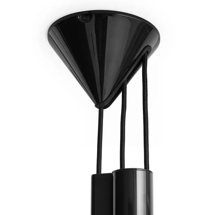 HAY - Compass Pendelleuchte, höhenverstellbar, Ø 43 cm, soft black