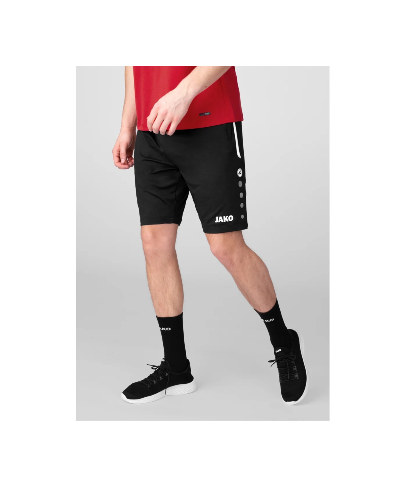 JAKO Allround Trainingsshort Schwarz F800
