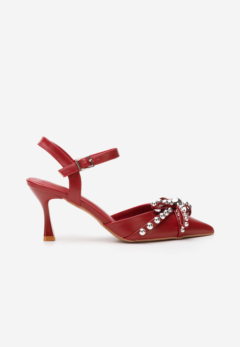Chaussures slingback rouges Ladera