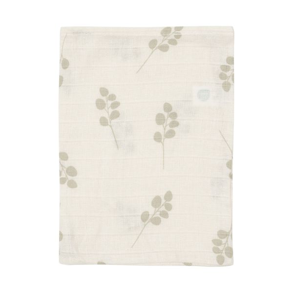 Jollein Twig Washandje - 3 Stuks - Olive Green