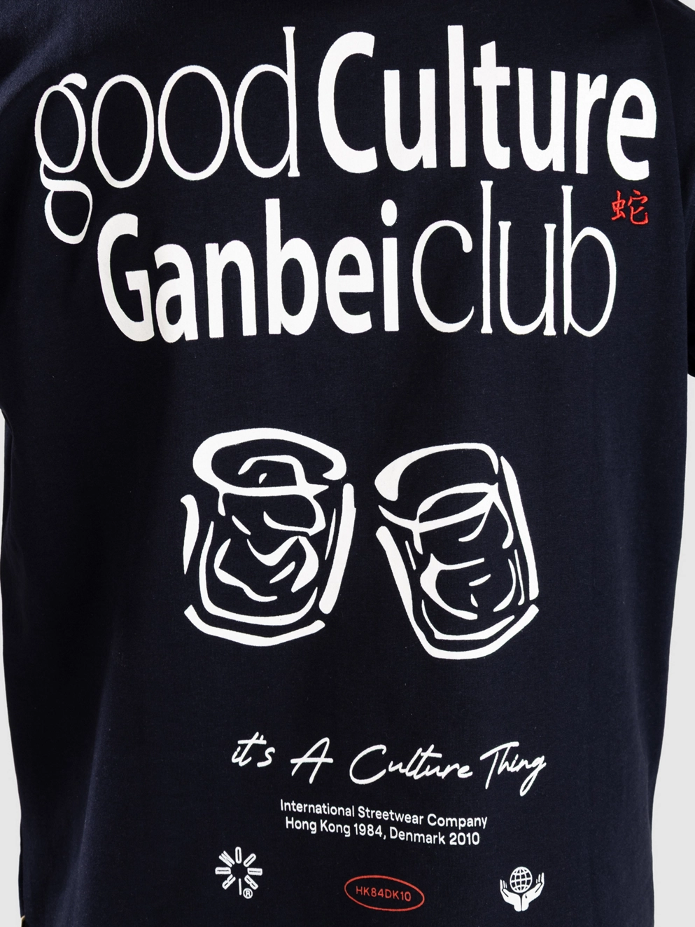 Woodbird WBBaine Ganbei T-Shirt navy blazer