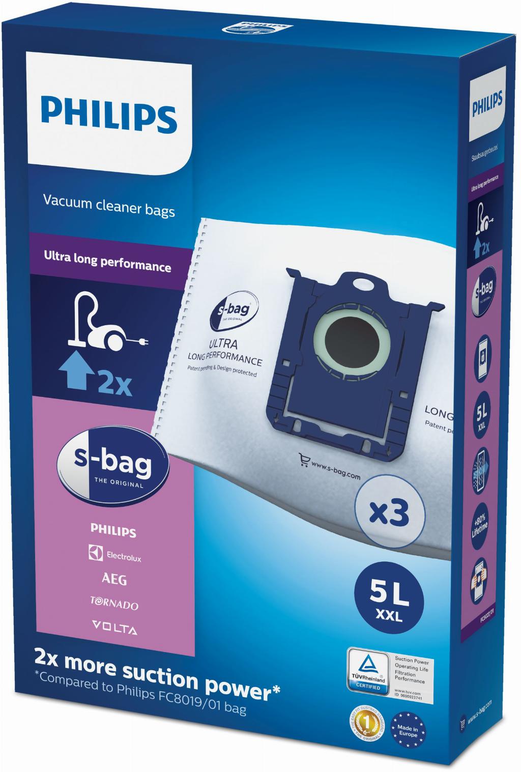 Philips s-bag Stofzuigerzakken FC8027/01