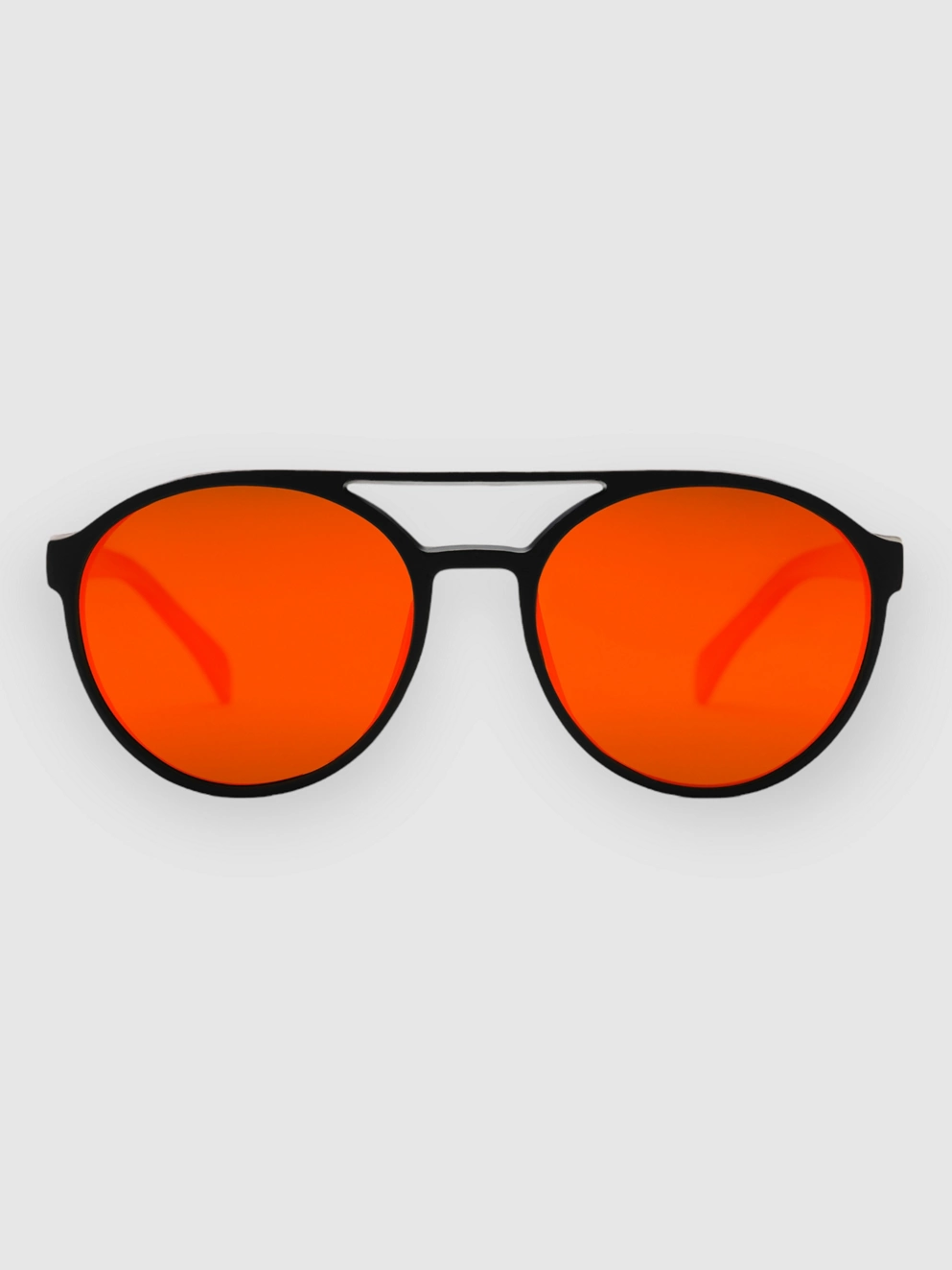 CHPO Rickard Black Sunglasses red mirror