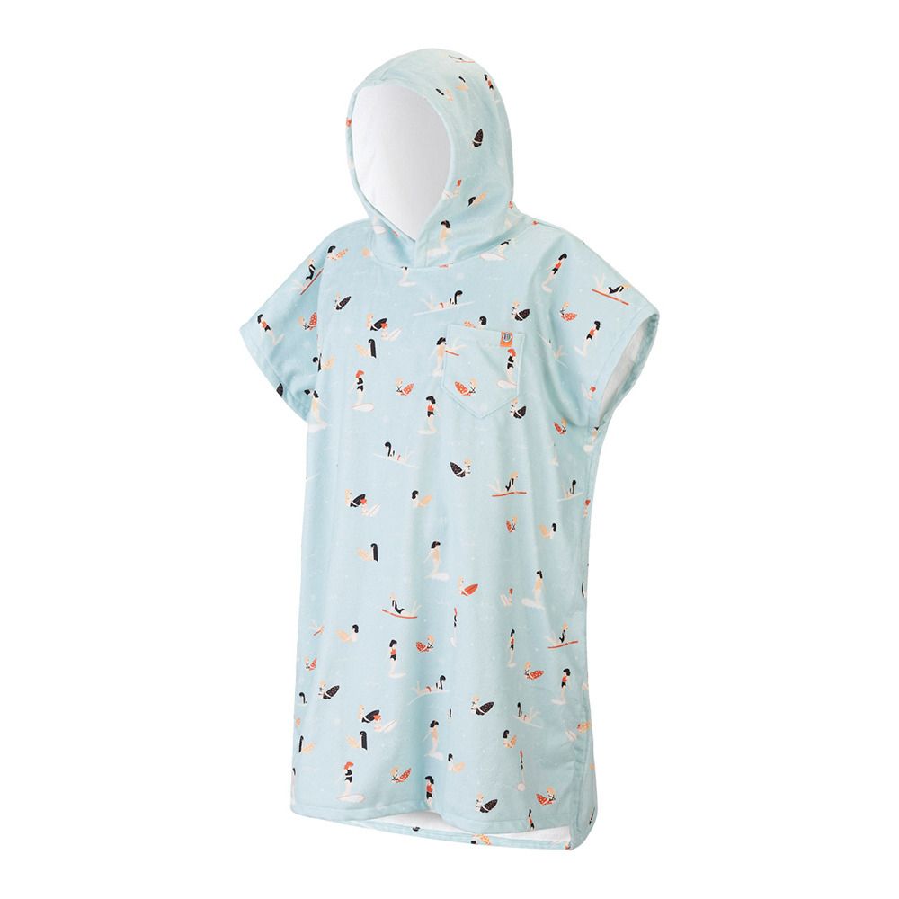 After Essentials MADRAGUE - Poncho light blue