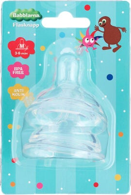 2B Baby Babblarna Flaskesmokk 3-6 mnd Medium 2-pack