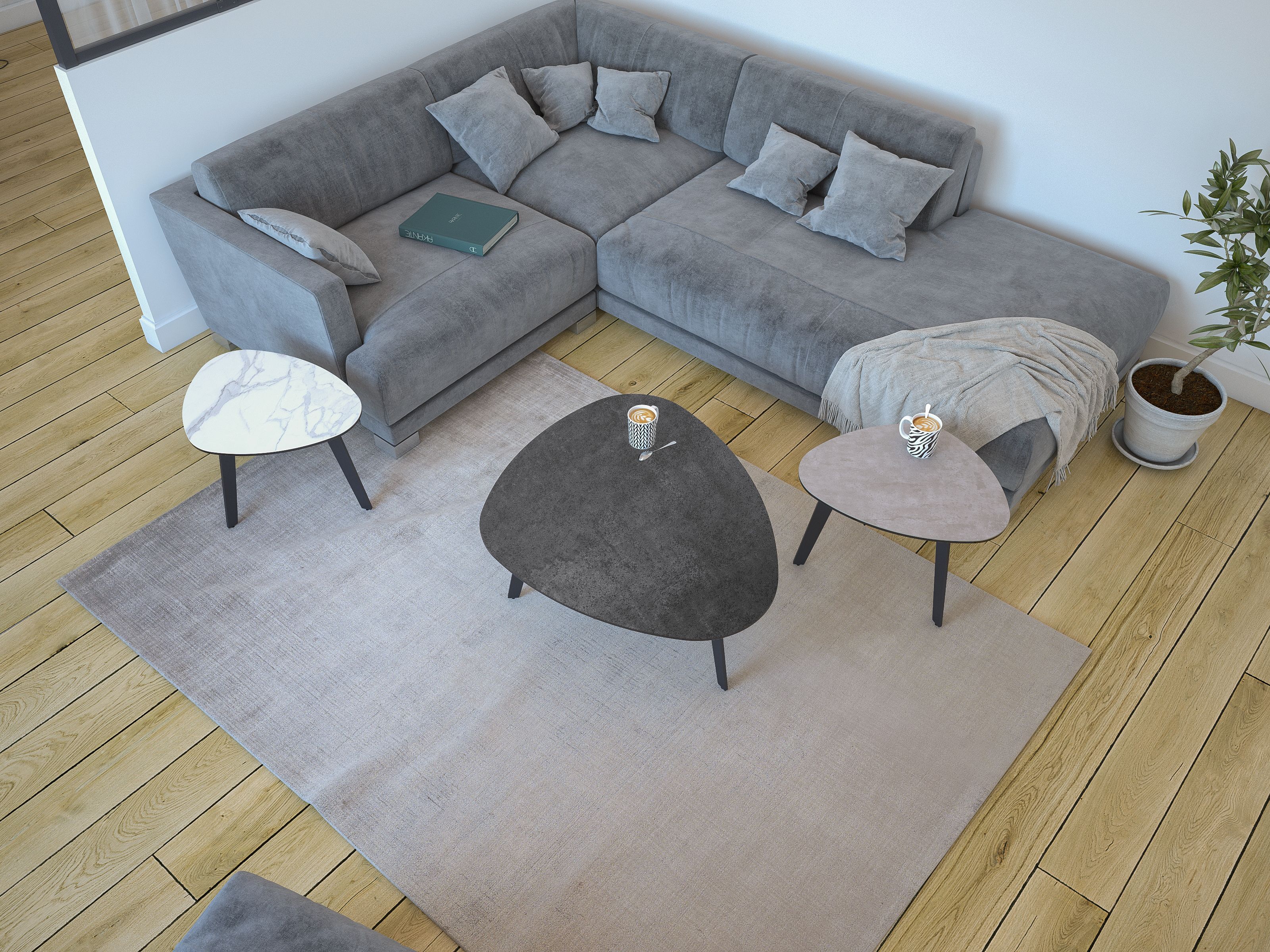 Salontafel Tove B92 x D76 cm
