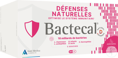 Bactecal D Système Immunitaire Défenses Naturelles Complément Alimentaire 96 Gélules
