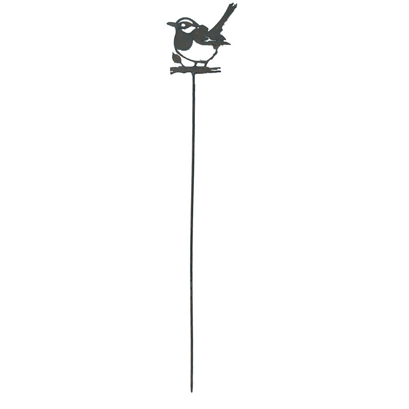 Tuteur jardin oiseau 14x99cm