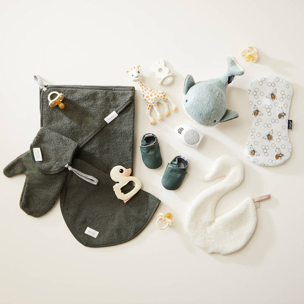Babysteps leren babyslofjes groen
