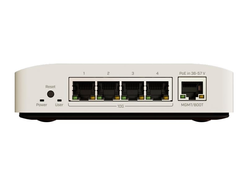 MikroTik Switch CRS304-4XG-IN 5 Port Kompakt, leistungsstark und bereit zur Vereinfachung Ihrer 10-Gigabit-Netzwerke mit 4x10G-Ethernet-Ports, die sofort einsatzbereit sind