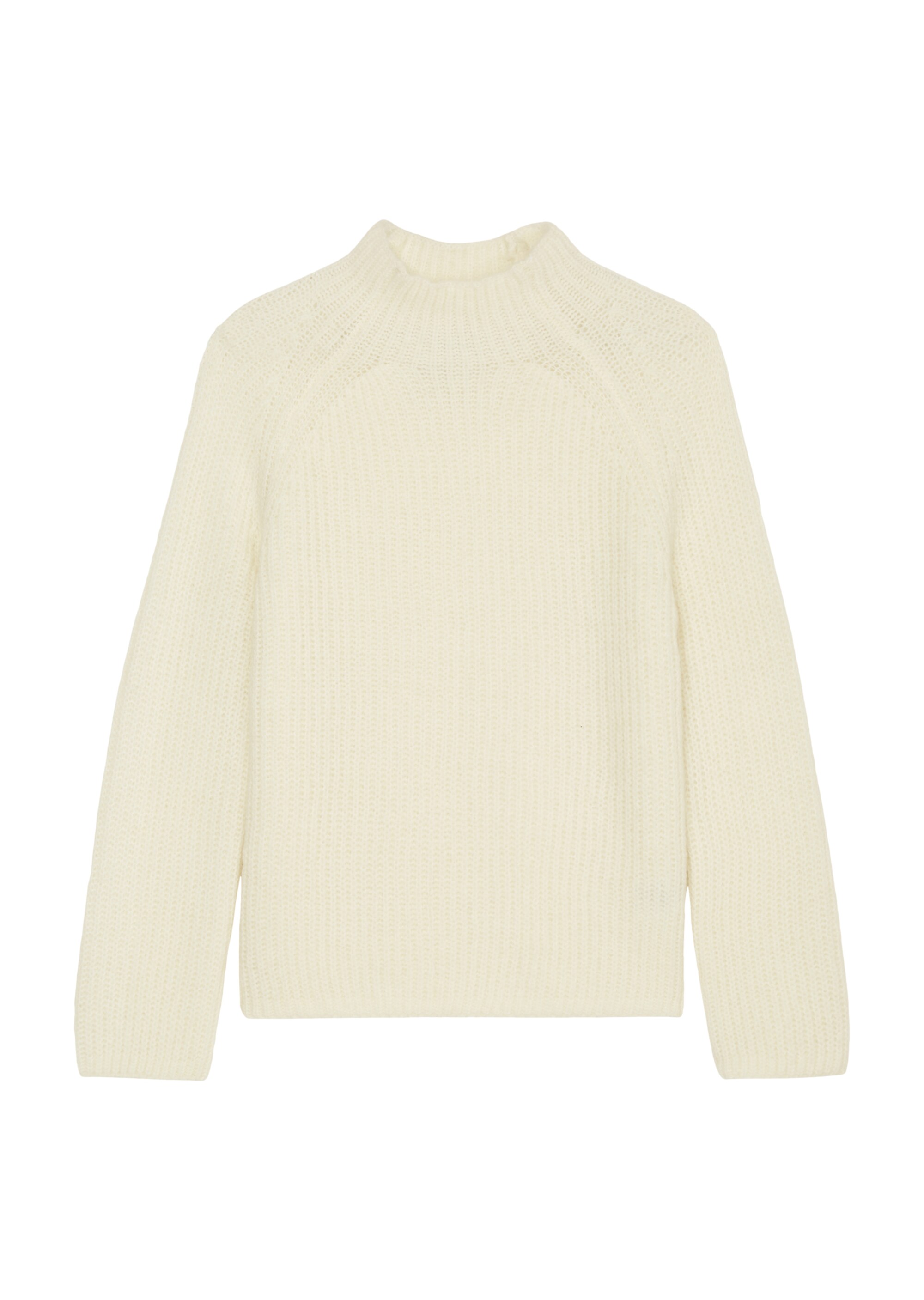 Pullover looseaus flauschigem Schurwolle-Alpakawolle-Mix