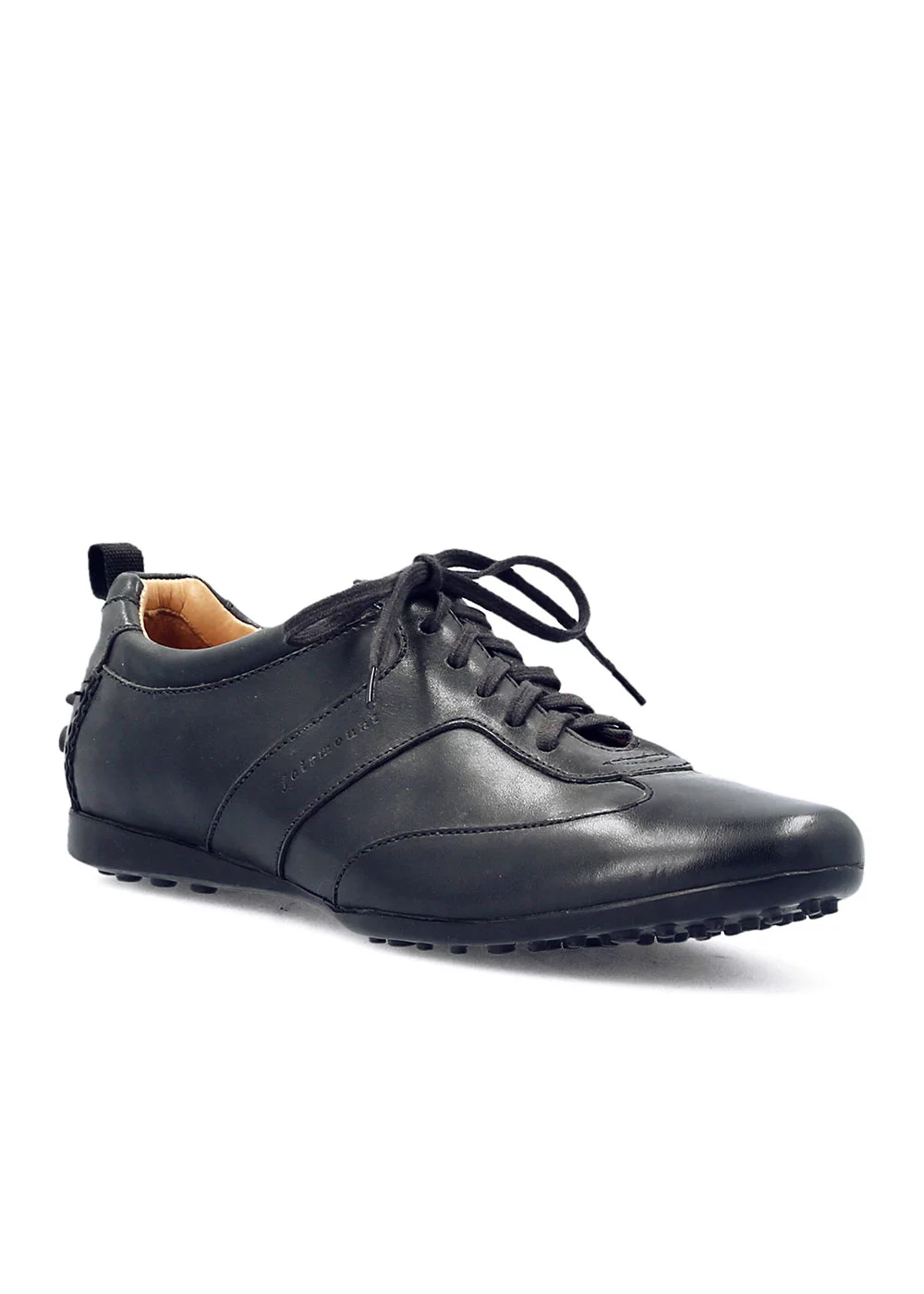 SNEAKER CUIR NOIR