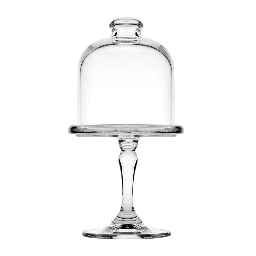 Plat mini à pâtisserie avec cloche 10 cm (lot de 2) Pasabahce