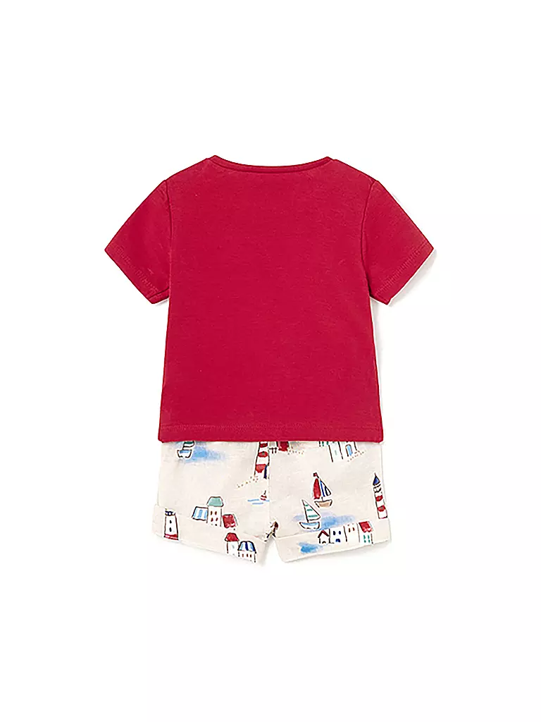 MAYORAL Baby Set 2-teilig T-Shirt und Shorts rot