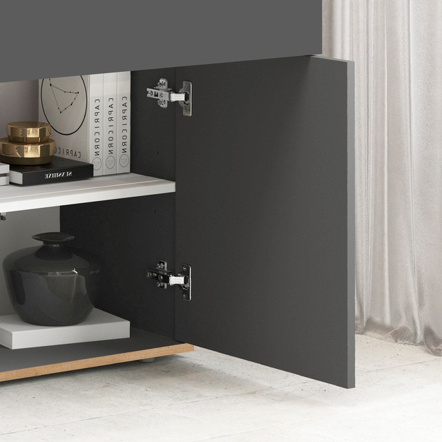 INOSIGN Sideboard »Garda Kommode, Schrank, 4 Türen mit Push-to-Open, Made in Italy« 4 Türen, 2 Schubladen, grifflos  Breite 160,1 cm