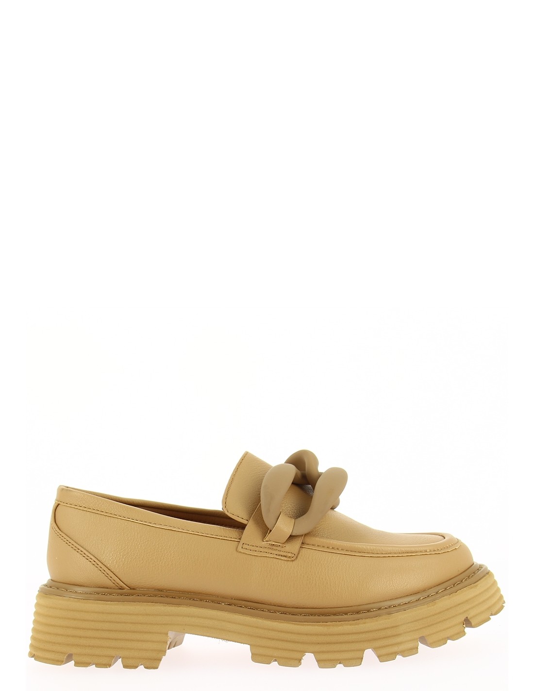 kharisma mocassin compensées femme pivoine camel