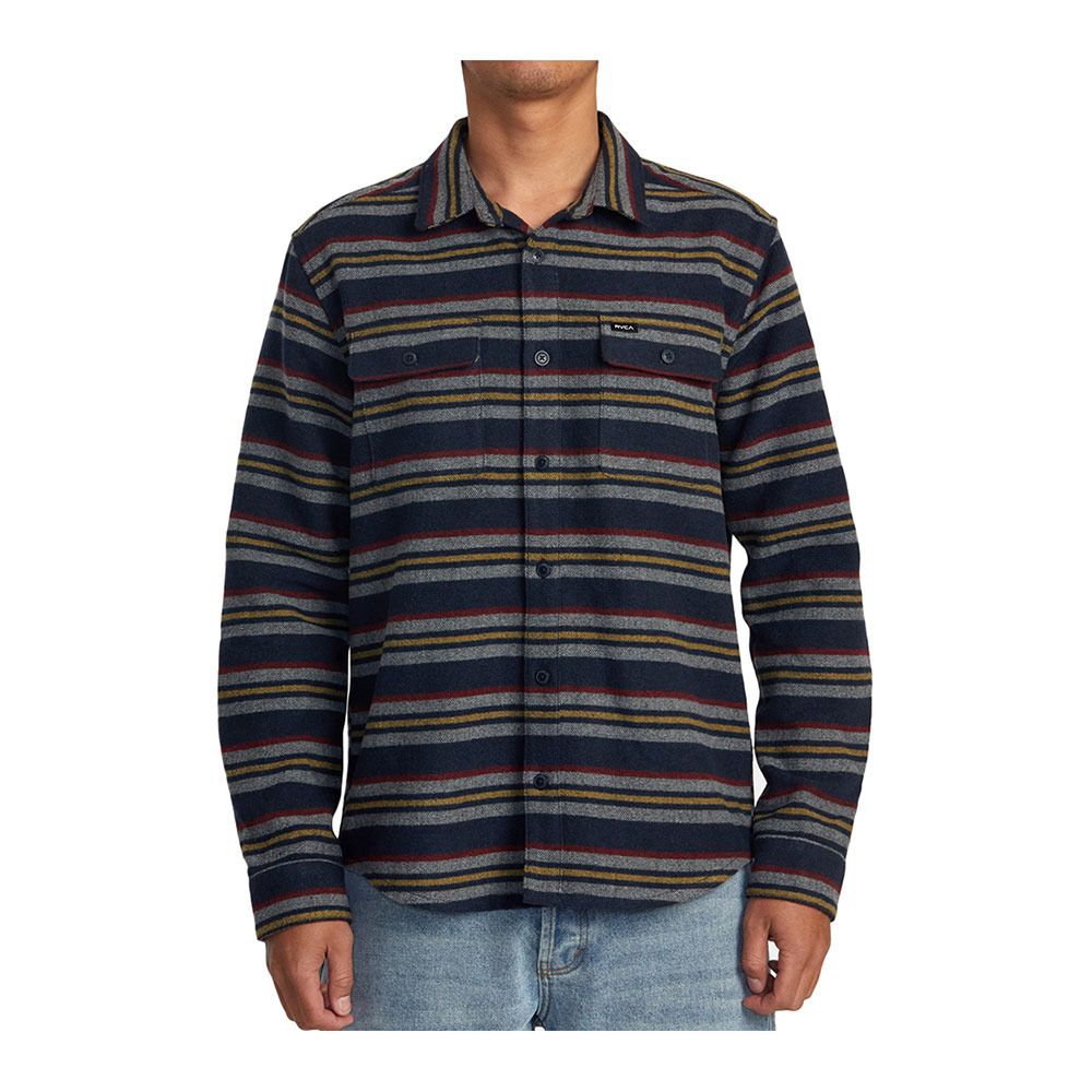Rvca BLANKET - Chemise Homme navy