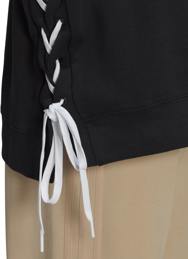 adidas ALWAYS ORIGINAL LACED CREW SWEATSHIRT Sort