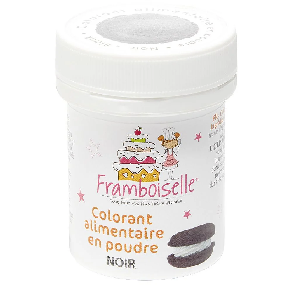 Colorant alimentaire noir en poudre Framboiselle