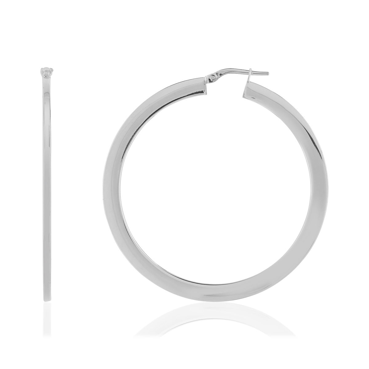 Créoles argent 925 40 mm