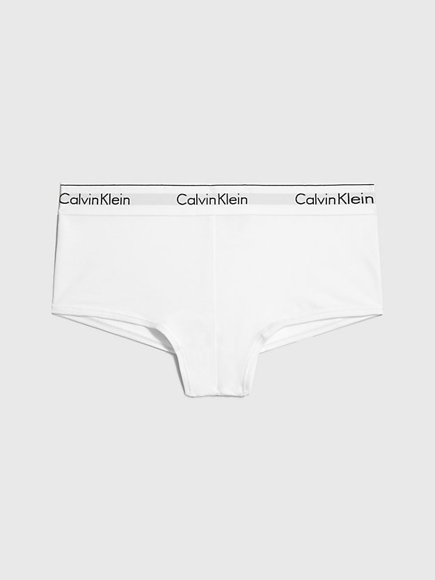 Calções boxer de cintura alta - Algodão moderno