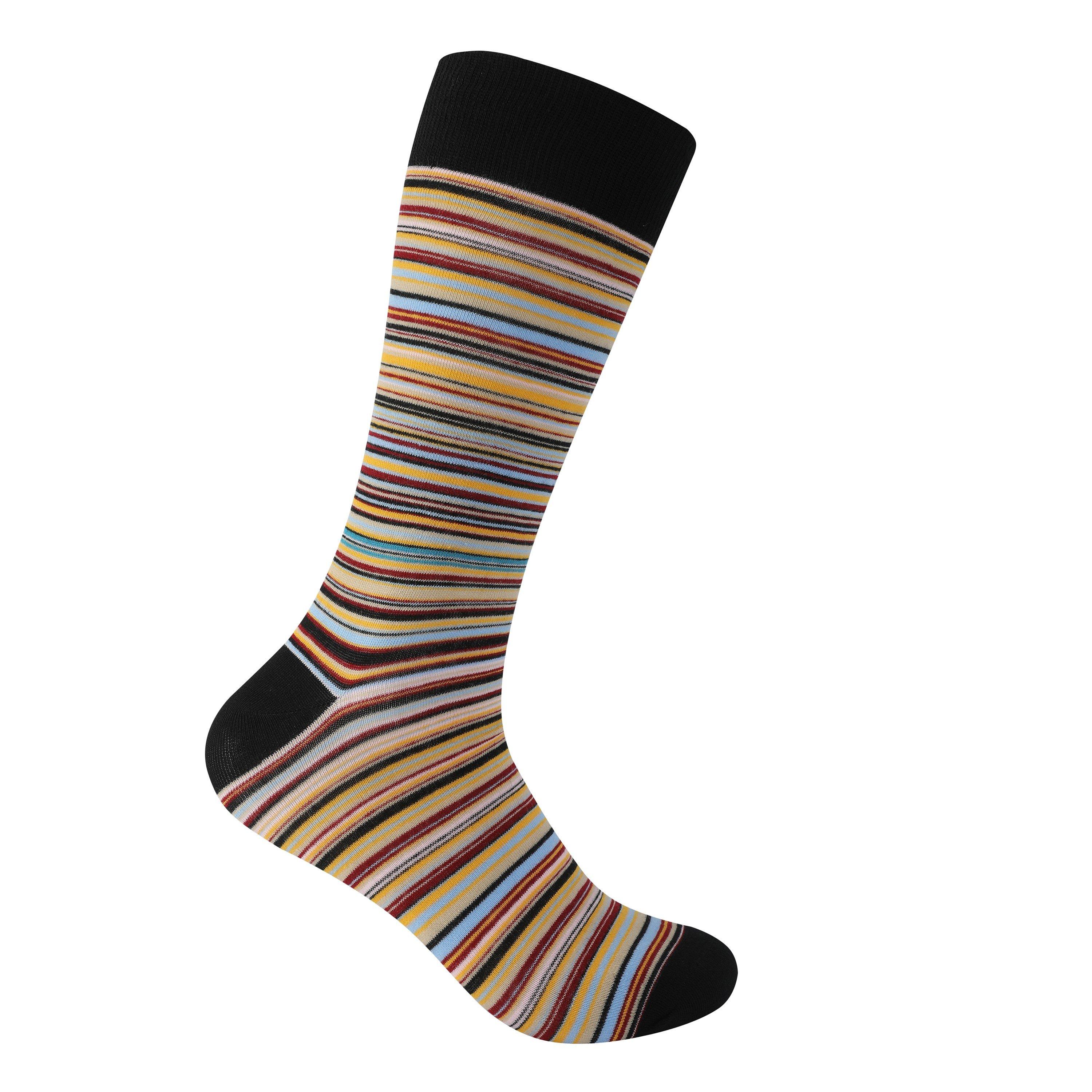 Firetrap 3pk Strip Sock Mens