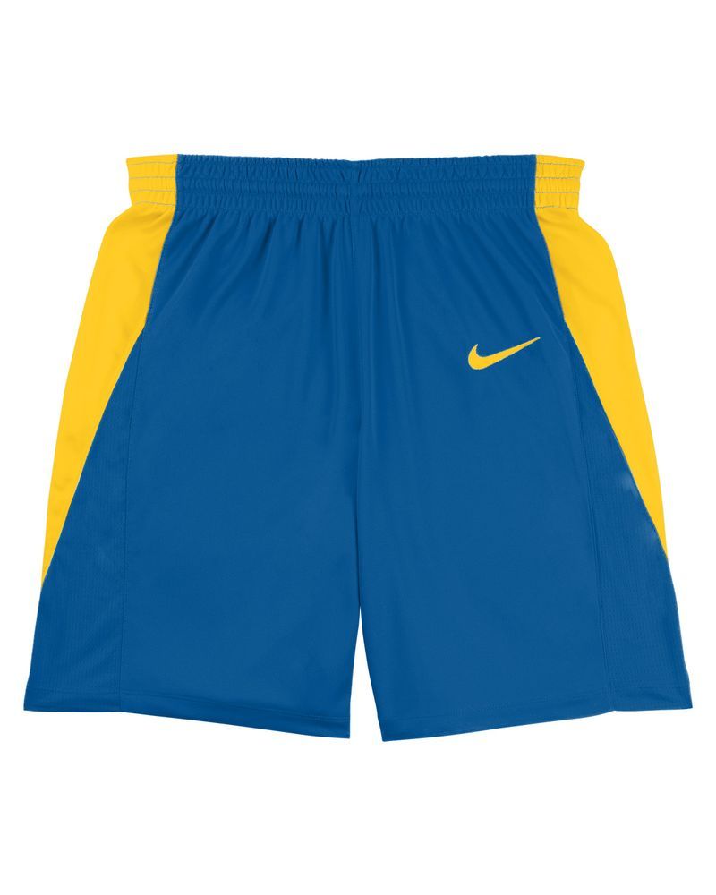 Short de basket Nike Team Bleu Royal & Jaune pour homme