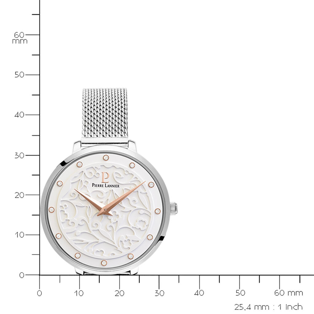 Montre Pierre Lannier Eolia Blanc