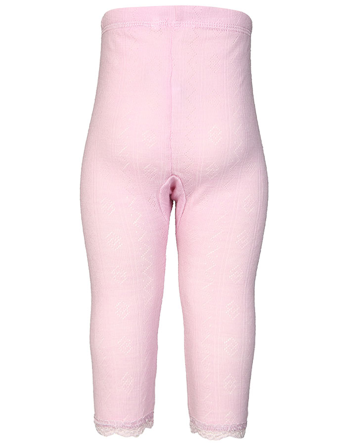 Leggings SOFT mit Wolle und Seide in rosa